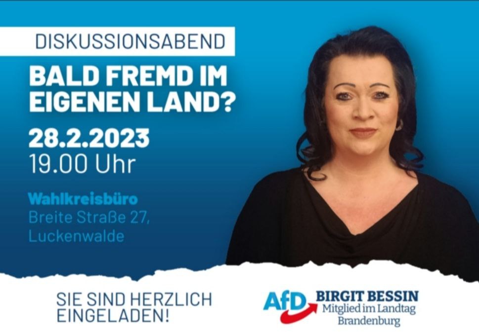Diskussionsabend mit Birgit Bessin, MdL