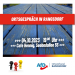 Ortsgespräch Rangsdorf (politischer Stammtisch)